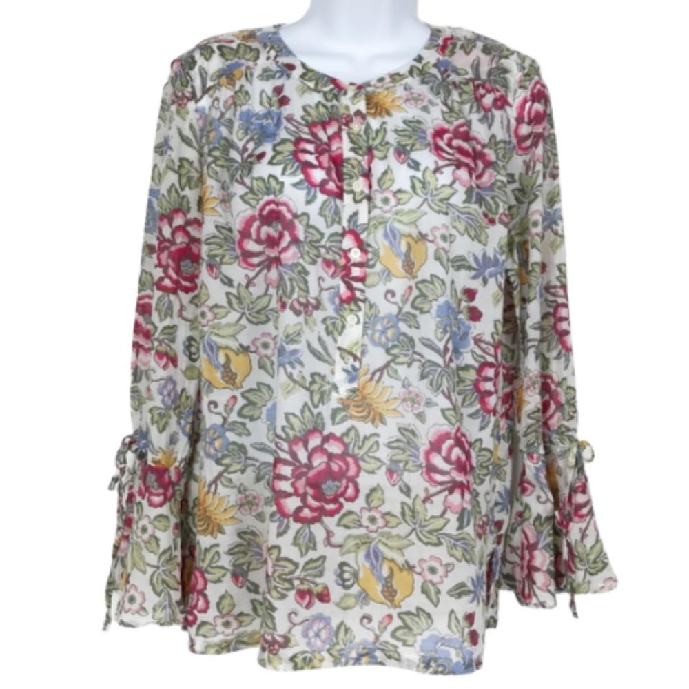 LOFT Floral Print Top